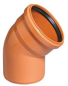 KG Bogen DN 110 30° KGB Angle Plastic Waste Water Pipe Drain Pipe