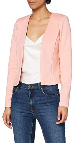 ICHI IHKATE BL Blazer Court pour Femme avec Stretch, Rose fumé mélangé (1415061), L
