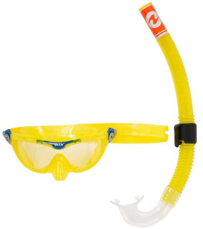 AQUALUNG Combo Mix, dykmask snorkel för dykning, vattensport och snorkling för barn från 4 år med UV-skydd, silikontätning och im- och läckagefria glas för pojkar och flickor