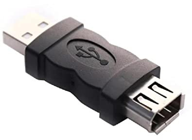 KieTeiiK Firewire IEEE 1394 6Pin Female To USB 2.0 Male Adapter Camera Mobile Phones MP3 Player Scanner Converter Adaptor 6pin USB Male To 1394 Female Converter