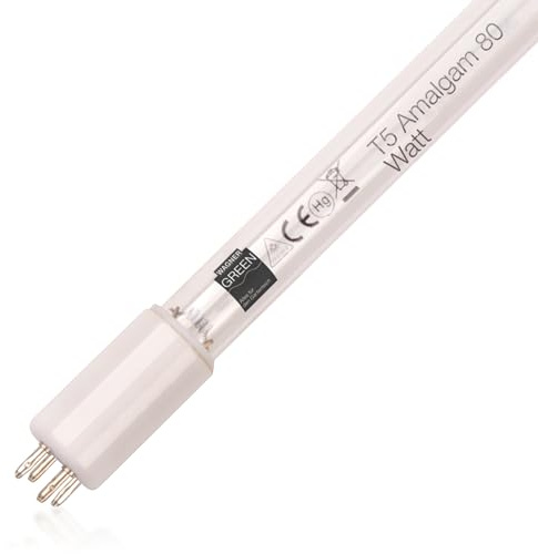 Ersatzlampe UVC 80 Watt Amalgam UV-C Lampe für Teich und Koiteich Filter | 4-Pin BASE C