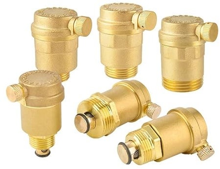 1/2 Zoll 3/4 Zoll 1quot; Messing Automatisches Entlüftungsventil 1,6 MPa Druck for Solarwarmwasserbereiter Druckentlastung Value Tools(1/2)