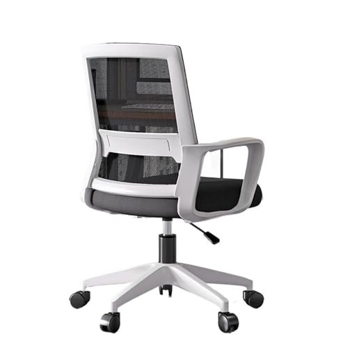 Shihan-2015 Sillas de Oficina Silla de Oficina ergonómica con Ruedas, respaldos de Malla, Silla de Trabajo giratoria, Silla de Escritorio for Hombre y Mujer Silla de Escritorio(Negro)