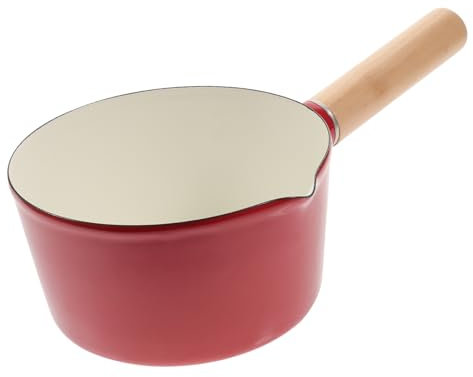PHENOFICE Sartén De Cocina Esmaltada Multifunción Para Cocinar Alimentos Olla Pequeña Mango