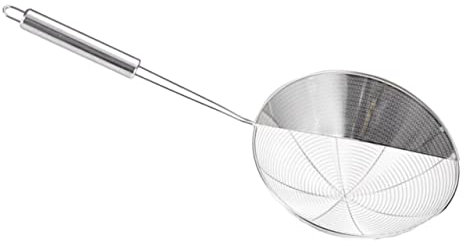 SHOWERORO Kochspinne Schöpfsieb Für Schnelles Abschöpfen Von Lebensmitteln Hitzebeständig Rostfrei Und Langlebig Für Küche
