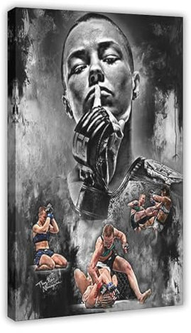 WANGCYJS Rosen-Namajunas-Poster, Boxbild, 6 Stück, Leinwand-Poster, Schlafzimmer, Dekoration, Landschaft, Büro, Raumdekoration, Geschenkrahmen: 60 x 90 cm