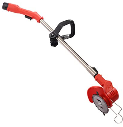 vinnyooc Tagliaerba a batteria, decespugliatore da 12 V, tagliasiepi, asta retrattile, lunghezza 90 – 120 cm, per la cura di giardini e prati