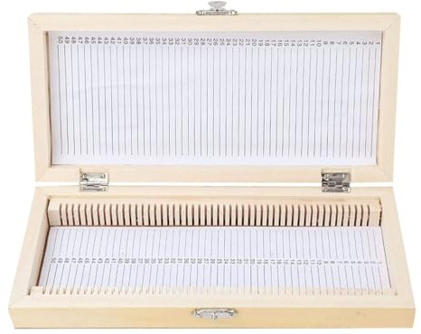 iplusmile Kasten hochwertige Slicebox Exemplare gleiten Folien System Mikroskop-Objektträger-Box Präparierte-Slide-Aufbewahrungsbox Diahalter Aufbewahrungsbox für Biologie-Objektträger Holz