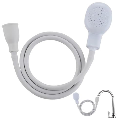 Soffione Doccia Rubinetto, Doccetta Lavabo Con Tubo Flessibile Per Lavare Capelli, Animali Domestici E Bambino Bagno, Doccetta Lavello Cucina
