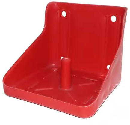 Salzblockhalter, verdicktes Vieh, Salzblock, Futterstation, Lecksalzziegelbox für Rinder, Schafe, Ziegen (Leckstein-Box (kleines Loch))