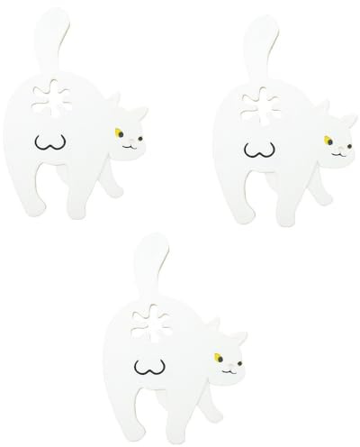 Cat Bread Clip – Funny 3D Printed Bag Holder – Cat Shaped Bread Bag Clip – Novelty Kitchen Gadget for Cat Lovers – Quirky Home Decor Gift(3pcs)