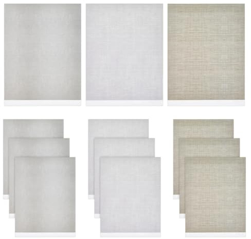 NBEADS 12 Blatt Selbstklebende Tapeten, 3 Farben Puppenhaus Tapete 1:12 Moderne Tapeten Modellhaus Bodenbrett Papieraufkleber Selbstklebende Wandaufkleber für DIY Puppenhaus Dekoration, 29.9x21.1cm