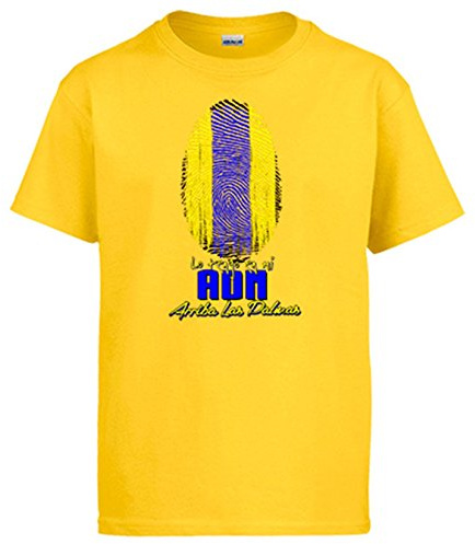 Diver Camisetas Camiseta lo Tengo en mi ADN de Las Palmas para Aficionado al fútbol - Amarillo, XL