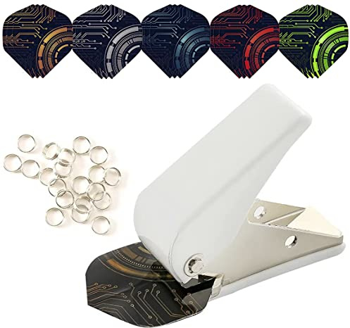 HERZWILD Dart Flights hålslag pilflights metallring skaft fjäderringar dart flygningar tillbehör
