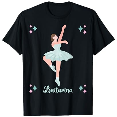 Bailarina Pose de Ballet, Bailarinas Mujer Camiseta
