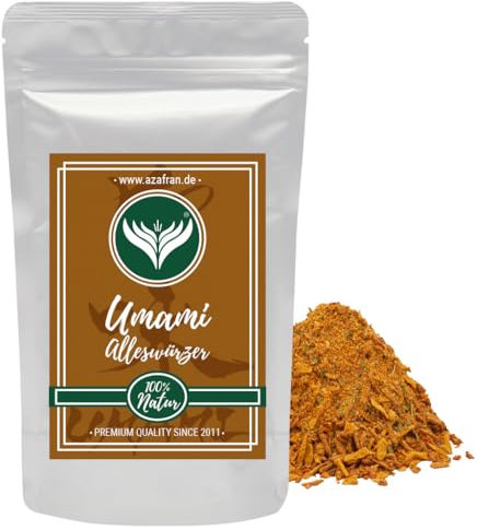 Azafran Umami Gewürz/Gewürzzubereitung, natürlicher Allrounder, Mischung ohne Glutamat 250g