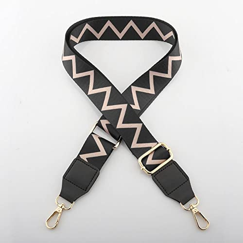 Correa de hombro ajustable de 80 a 140 cm de repuesto, correa de transporte, 3,8 cm de ancho, correa para el hombro, correa para bolsos, accesorios de bricolaje, correa de bolsillo