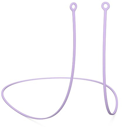 CURVD Earplug Lanyard, Soft Durable Flexible Premium Silicone Cord | Works with Most Earplugs w/Removable Tips Compatible with CURVD Everyday, Loop Quiet/Engage/Experience, Vibes and More - 26 Inches