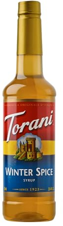 Torani Coffee Syrup, Winter Spice Flavour, 750ml