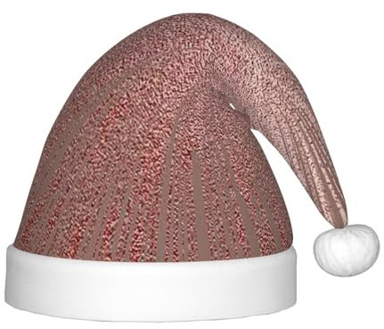 Weihnachtsmütze für Kinder, Weihnachtsmannmütze, Weihnachtsmannmütze, bequem, bedruckt, ideal für Neujahr und festliche Feiertagsfeiern