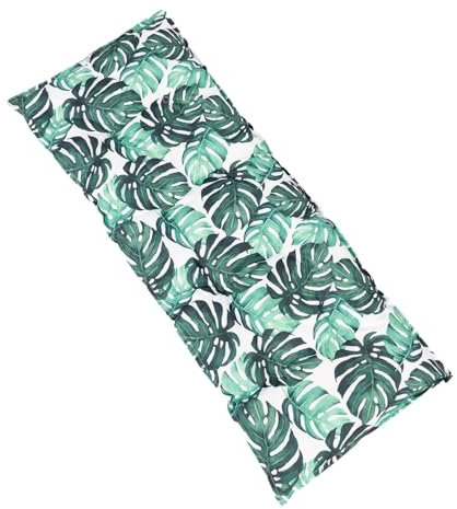 OHS Bench Cushions 2 Seater, Soft Outdoor Seat Cushions Water Resistant Comfy Garden Bench Cushions 2 Seater Garden Furniture Patio Indoor, Tropical Leaf Green