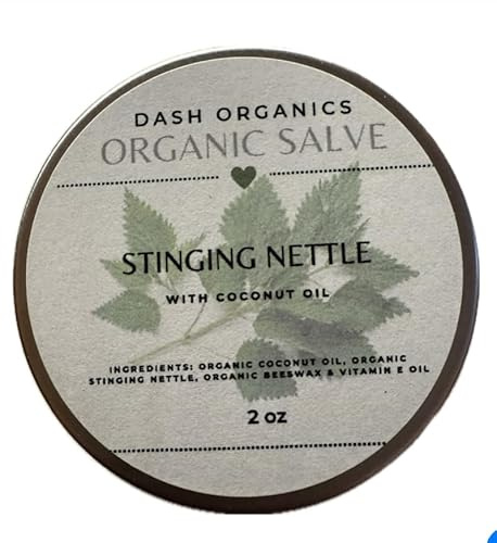 Herbal Salve: Organic Stinging Nettle Salve with Coconut Oil |2oz | Lavender scented