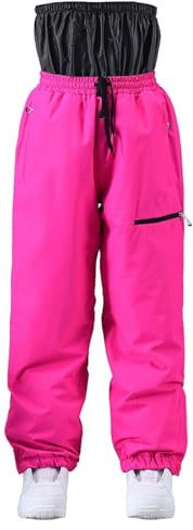 schneehose-damen-größe-48, Skihose Damen Softshell Snowboardhose Hosenträgerhose Schnelltrocknende Wasserdicht Winddichte Skilanglaufhose Thermo Softshellhose Trekkinghose Langlaufhose Arbeitshose