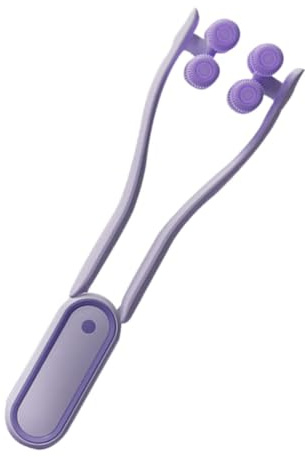 TOPBATHY Gesichtsmassageroller aus ABS und PMMA mit Einzigartigem Design für V-Förmiges Gesicht Stilvoller Handlicher Gesichtsroller für Gesichtsmassage und Hautstraffung