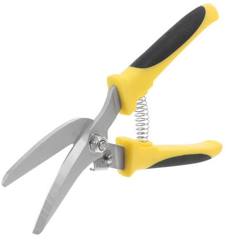 TOVINANNA Tijeras Industriales de Acero Inoxidable con Mango Antideslizante Cortadoras Resistentes para Metal y Láminas Tijeras Multifunción para Uso Profesional