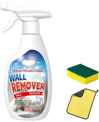Spray Antimuffa for Pareti, Altamente Efficace, Detergente Protettivo a Lungo Termine Senza Danneggiare, Smacchiatore Multisuperficie Bagno, Cucina, Piastrelle, Legno, Tessuto(1PC)