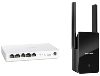 BrosTrend AC1200 Outdoor Access Point Long Range + BrosTrend BE6500 Wi-Fi 7 USB WiFi Dongle Bundle