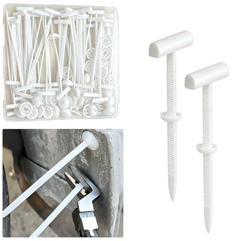 Hebilla Universal para Bridas de Nailon, 2026 Versión Extendida, Robusta, Autoblocante, de Uso Universal para Automóviles, Hogar, Reparaciones y Maquinaria, Fijación Rápida (30 Juegos White)