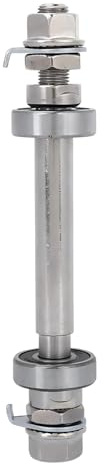 VIFER Langlebige Achse aus Metall, Radnabe für Fahrrad, Vorderachse, Hinterachse, robust, Fahrrad-Reparaturwerkzeug, Zubehör