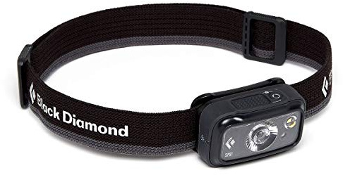BLACK DIAMOND Spot 350 Headlamp | 350 Lumens Brightness, Dimmable | Waterproof & Durable | 3X AAA Battery Operated (Included) | Graphite