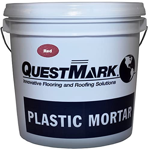QuestMark 8120 Chemical Resistant Epoxy Concrete Floor Patch, 2 Gallon, Red - Three Component Repair and Resurfacer for Traffic Areas Exposed to Spills and Splashes of Chemicals and Diluted Acid…