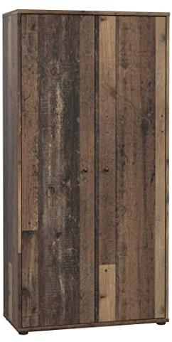 FORTE TEMPRA 2 Kommode mit 2 Türen, Holzwerkstoff, Old – Wood Vintage Dekor, (B x H x T) 73,7 x 149,5 x 34,8 cm