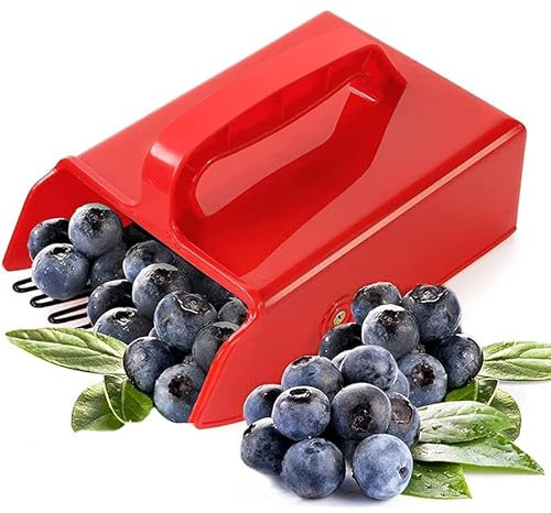 Peigne à Myrtilles Et à Mûres Pelle à Baies Cueilleur à Baies en Plastique Outil De Cueillette De Fruits avec Peigne Métallique pour Cueillette des Framboises Mûres Myrtilles Et Cassis