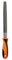Lima Piatta per Metallo, Lima per Metallo, Lima Metalliche, per Legno Metallo Plastica, Semicerchio, 320MM