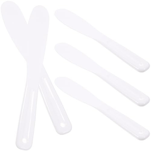 ULTECHNOVO Juego de 5 Espátulas de Silicona para Mascarillas Faciales, Aplicadoras y Mezcladoras, Ideales para Uso en Casa o Viaje, Reutilizables y Fáciles de Limpiar