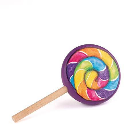 Erzi 14404 Lutscher Regenbogen aus Holz, Kaufladenartikel für Kinder, Rollenspiele