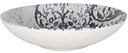 La Mediterránea S2207838 Plato Hondo, Horus Monaco Brillo Porcelana, 21 x 5.3 cm