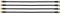 Satix Cable coaxial con conector F (40 cm, 4 unidades)