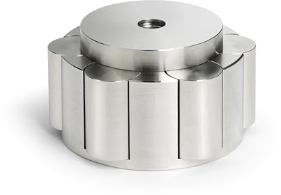 Dynavox Plattenspieler-Stabilizer PST450, hochwertiges Schallplattengewicht aus Edelstahl, anpassbar von 280g bis 450g