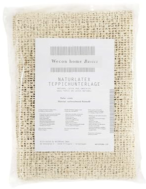 Base antideslizante para alfombras de interior (160 x 230 cm), color beige
