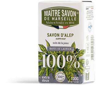 Maître Savon de Marseille - Jabón de Alepo - 100% de origen natural