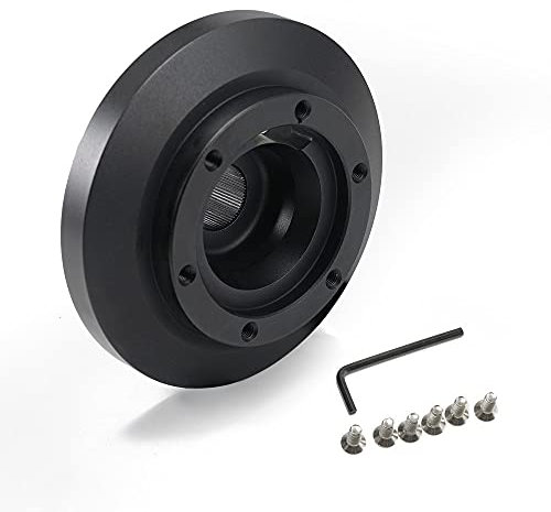 Lenkrad Schnellspanner，Lenkrad Schnellverschluss Lenkrad Aluminium Innovationen Kurze Hub Adapter Boss Kit Passend for M3 E46 BMW 2001-2006