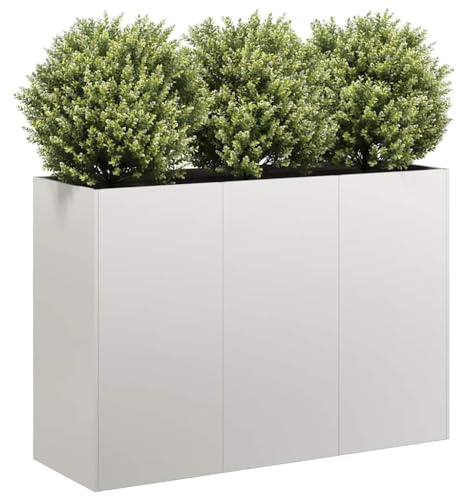 vidaXL Planteringskärl 120x40x80 cm rostfritt stål