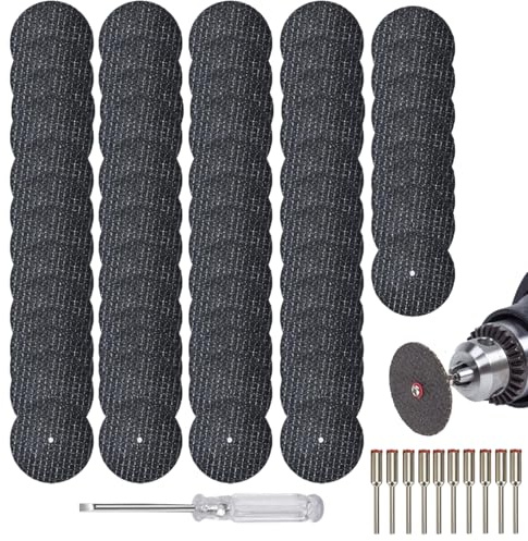 60 dischi da taglio per Dremel Mini ruote da taglio ad alte prestazioni, con 10 x 3 mm, accessori per utensili rotanti di alta qualità