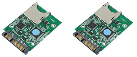 Uikdjgu 2X SD SDHC Secure Digital MMC Speicher Karte zu 7+15P Serial Konverter Adapter Einfache Installation Kein Treiber Erforderlich