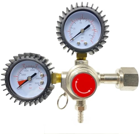 CO2 Druckminderer, Profi Mehrweg CO2 Regler Bier Druckentlastungsventil, Druckminderer Bier Druckregler, Hochpräziser Druckregler für Bier Maschine, Bierbrauen, Bierzapfanlage